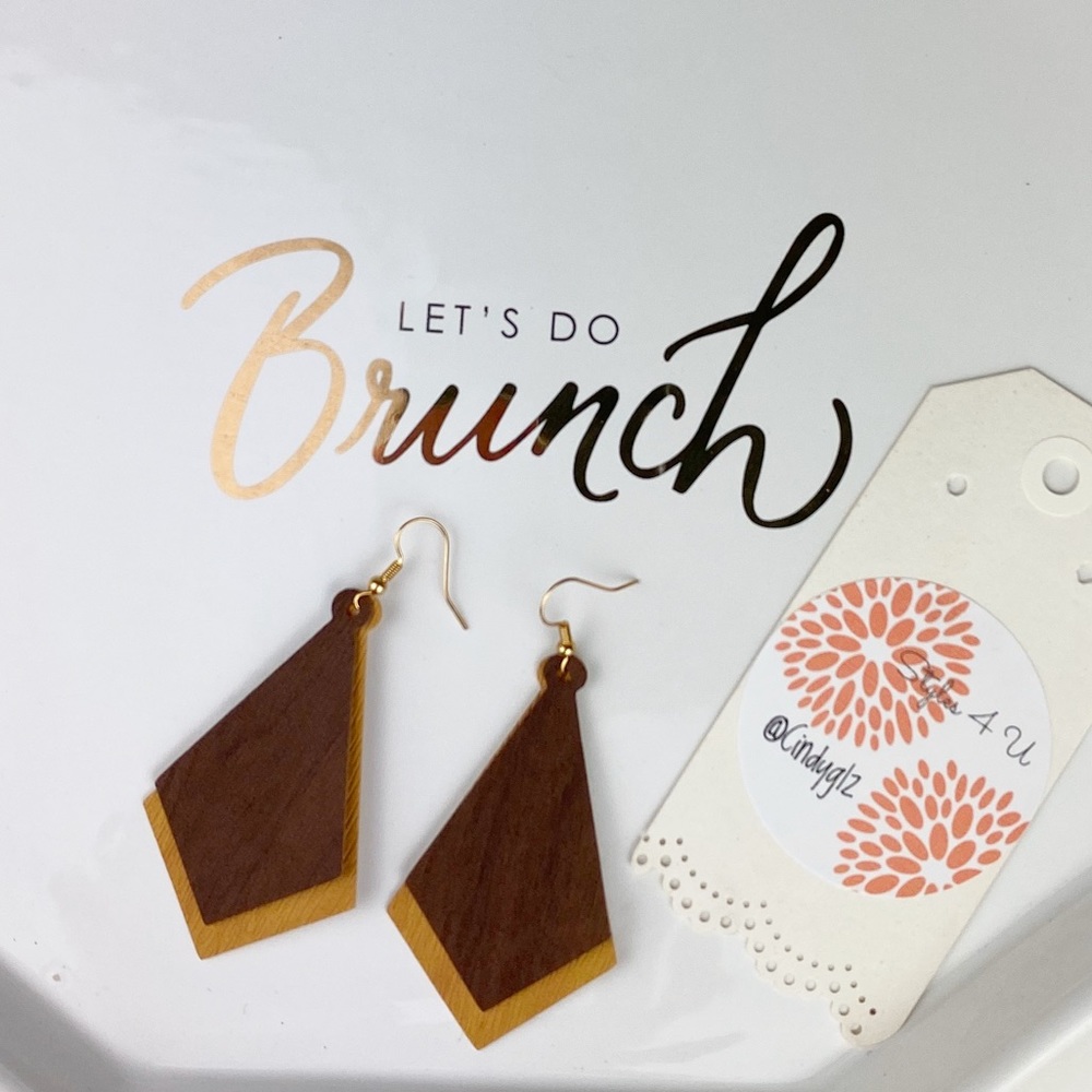 Faux Leather Earrings